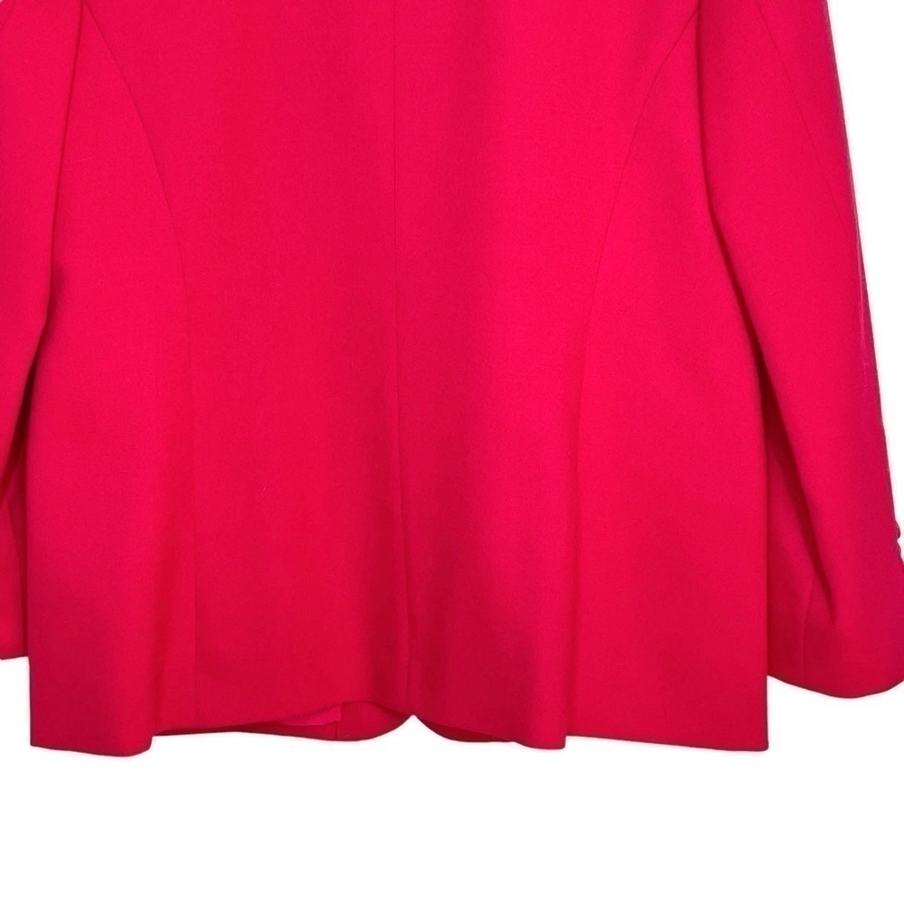 Pendleton 100% Wool Fuchsia Blazer Size 10P - Picture 9 of 12